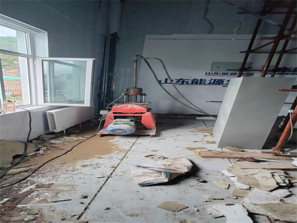 永年地基基础下沉墙体裂缝加固注浆顶升施工